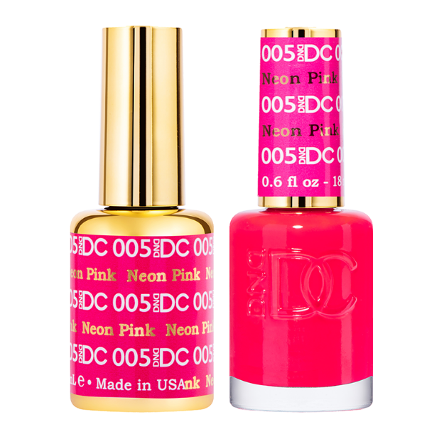 Picture of DND DC DUO GEL - #005 NEON PINK