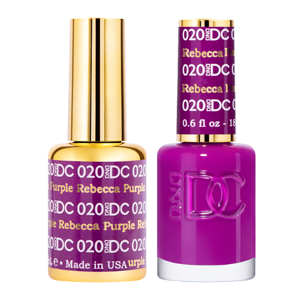 Picture of DND DC DUO GEL - #020 REBECCA PURPLE