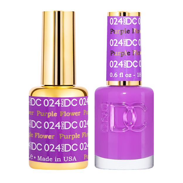 Picture of DND DC DUO GEL - #024 PURPLE FLOWER