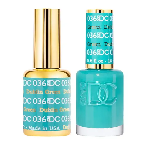 Picture of DND DC Duo Gel - #036 DUBLIN GREEN