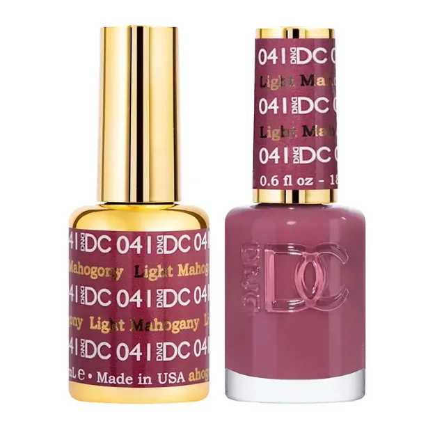 Picture of DND DC DUO GEL - #041 LIGHT MAHOGANY