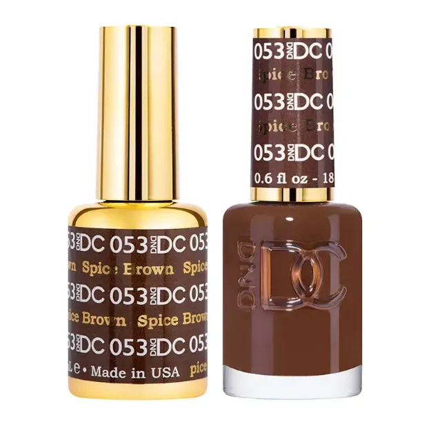 Picture of DND DC DUO GEL - #053 SPICED BROWN