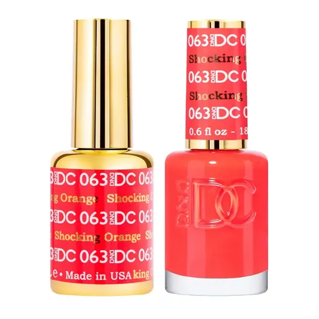 Picture of DND DC DUO GEL - #063 SHOCKING ORANGE