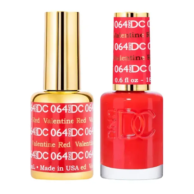 Picture of DND DC DUO GEL - #064 VALENTINE RED