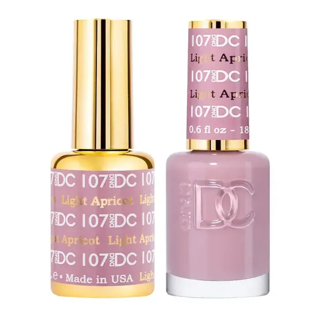 Picture of DND DC DUO GEL - #107 LIGHT APRICOT