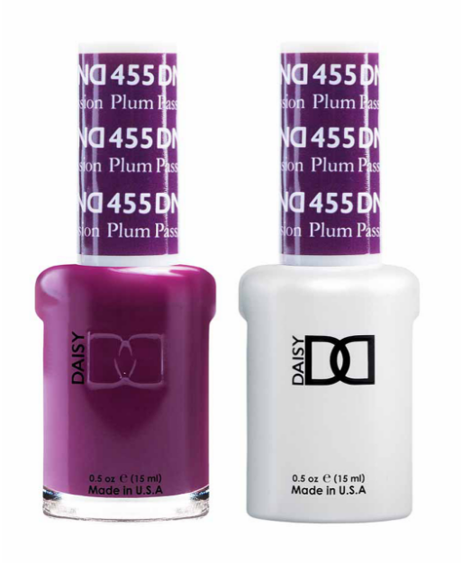 Picture of DND DUO GEL - #455 PLUM PASSION