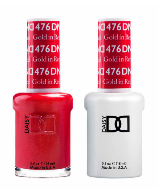 Picture of DND DUO GEL - #476 GOLD IN RED