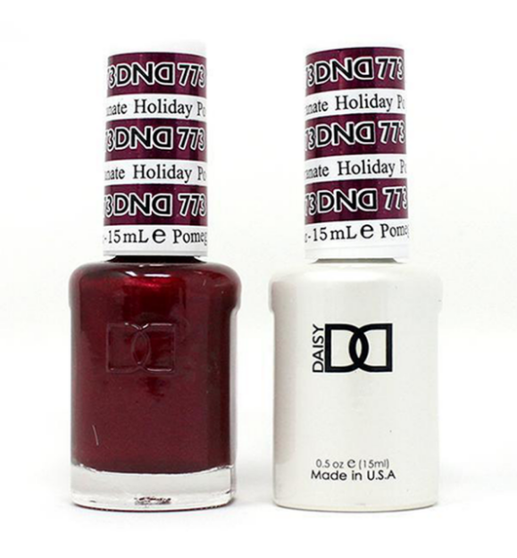 Picture of DND DUO GEL - #773 HOLIDAY POMEGRANATE