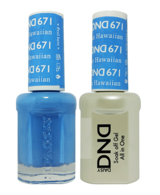 Picture of DND DUO GEL - #671 BLUE HAWAIIAN