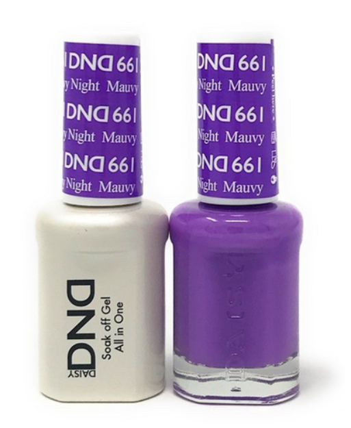 Picture of DND DUO GEL - #661 MAUVY NIGHT