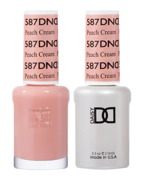 Picture of DND DUO GEL - #587 PEACH CREAM - DIVA COLLECTION