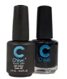 Picture of CHISEL MATCHING GEL + LACQUER .5 OZ - BLACK