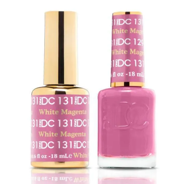 Picture of DND DC DUO GEL - #131 WHITE MAGENTA