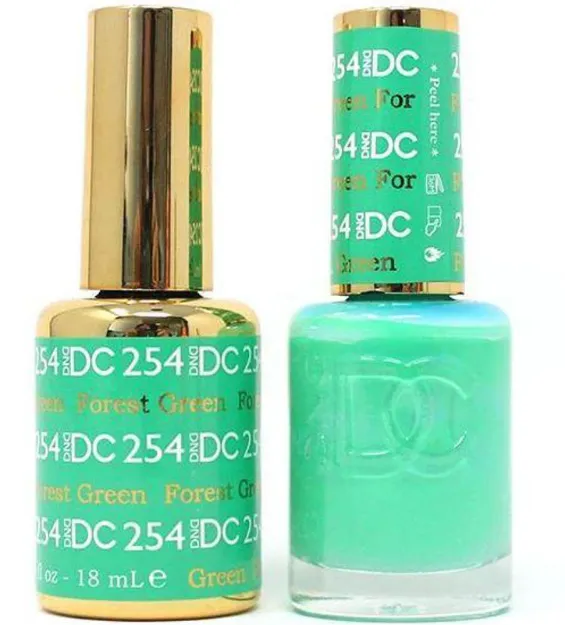 Picture of DND DC DUO GEL - #254 FOREST GREEN