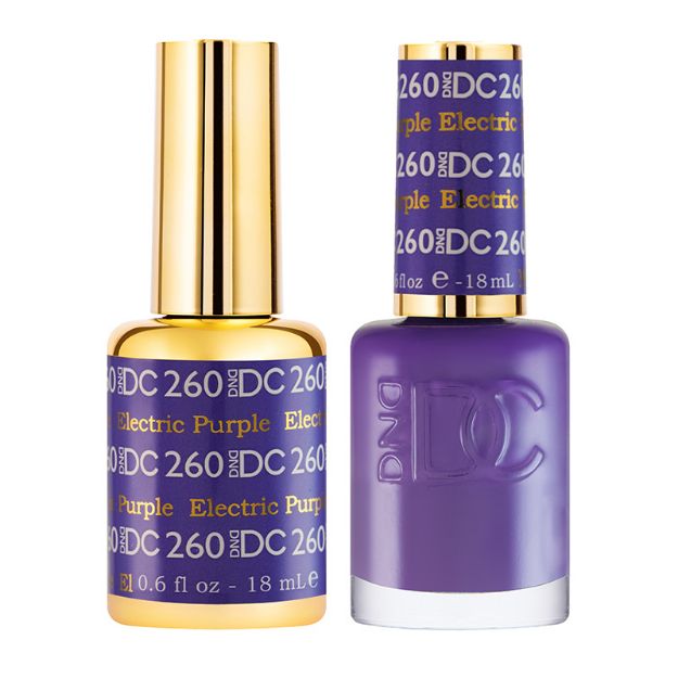 Picture of DND DC DUO GEL - #260 ELECTRIC PURPLE