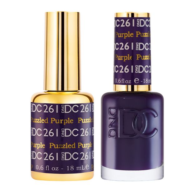 Picture of DND DC DUO GEL - #261 PUZZLED PURPLE