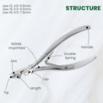 Picture of NGHIA Cuticle Nipper - D-03 (Stainless Steel) Jaw 16